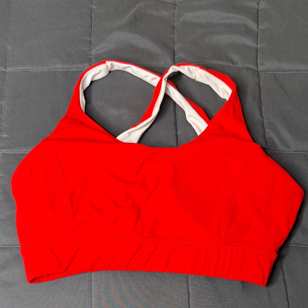 NVGTN Red Women's Sports Bra
